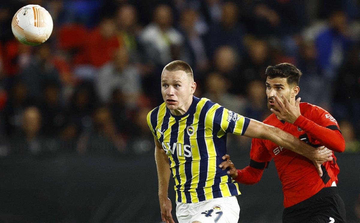 Fenerbahçe deplasmanda Rennes ile berabere kaldı