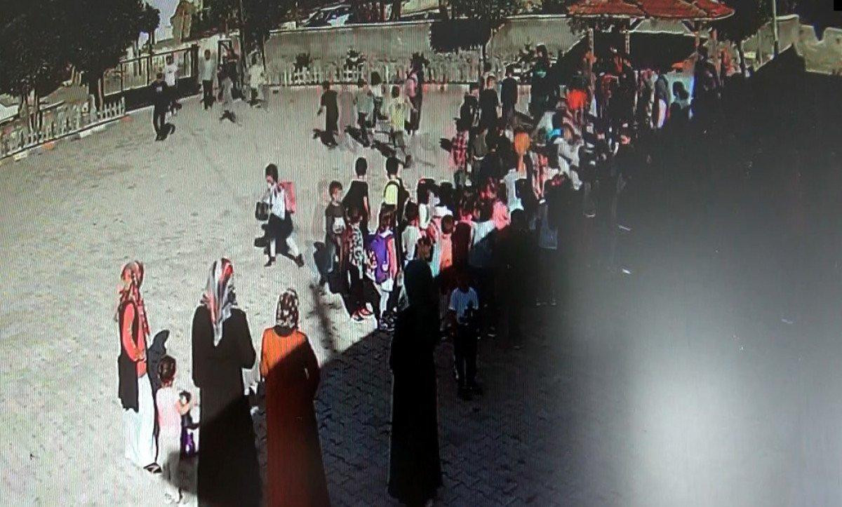 Tokat'ta öğrencilerin öğretmen sevgisi kamerada