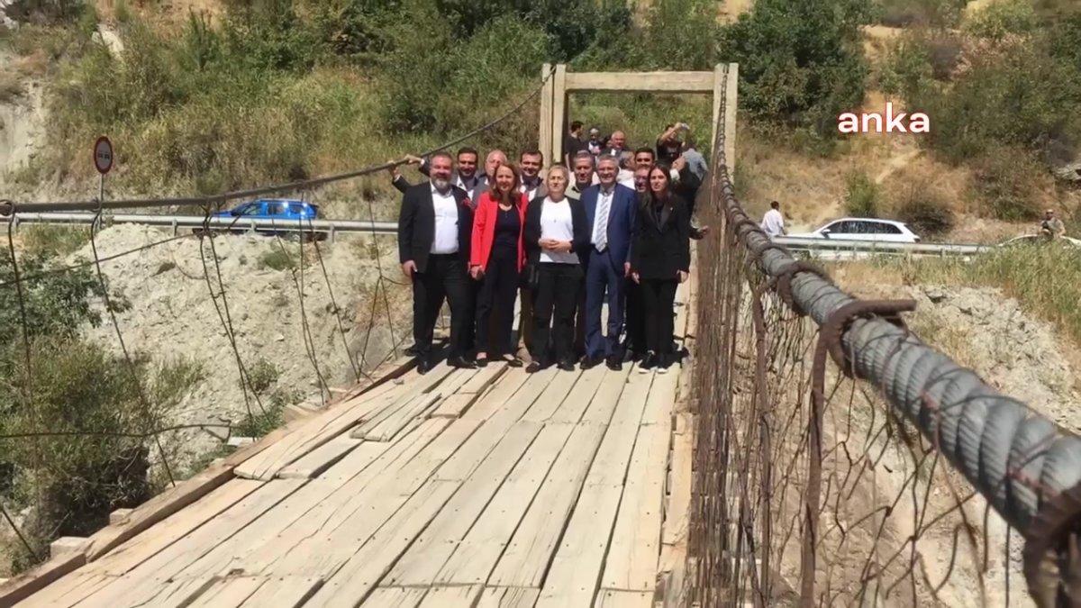 CHP'den Deniz Gezmiş ve arkadaşlarının yaptığı köprüye ziyaret
