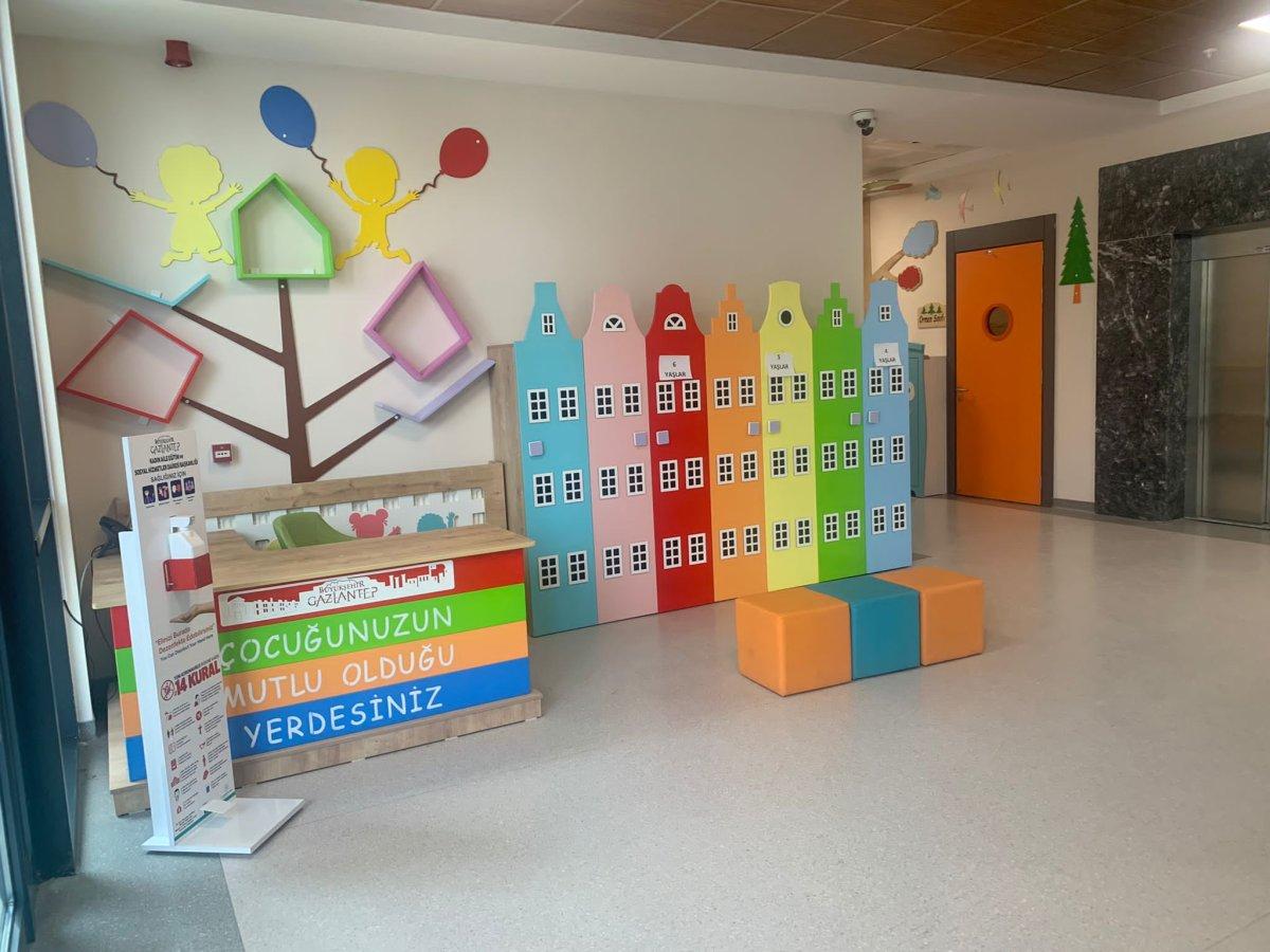 Gaziantep Büyükşehir Belediyesi, çalışan annelere nefes aldırıyor