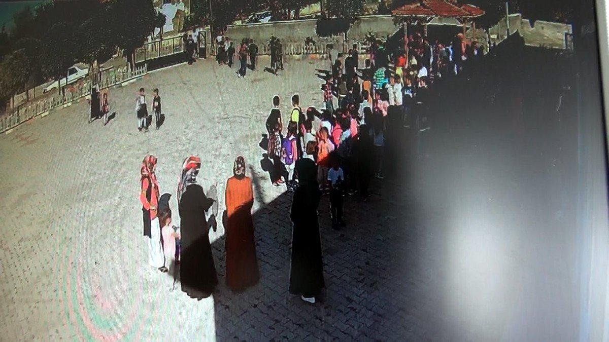Tokat'ta öğrencilerin öğretmen sevgisi kamerada