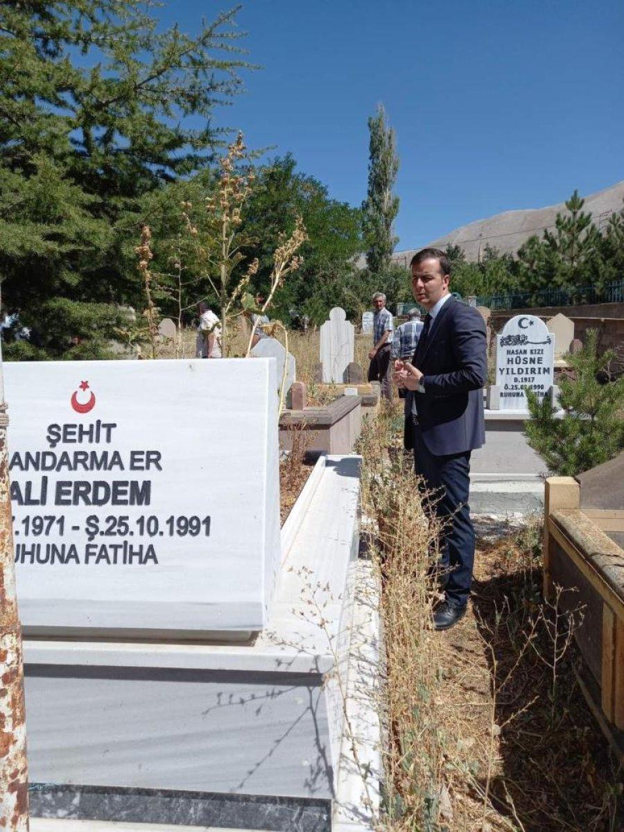 Kayseri'de şehit annesine son görev