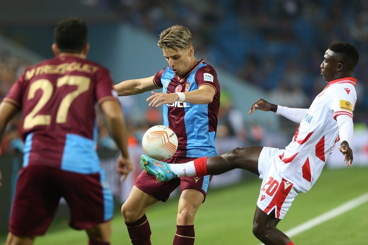 Trabzonspor, Kızılyıldız’ı 2 golle mağlup etti