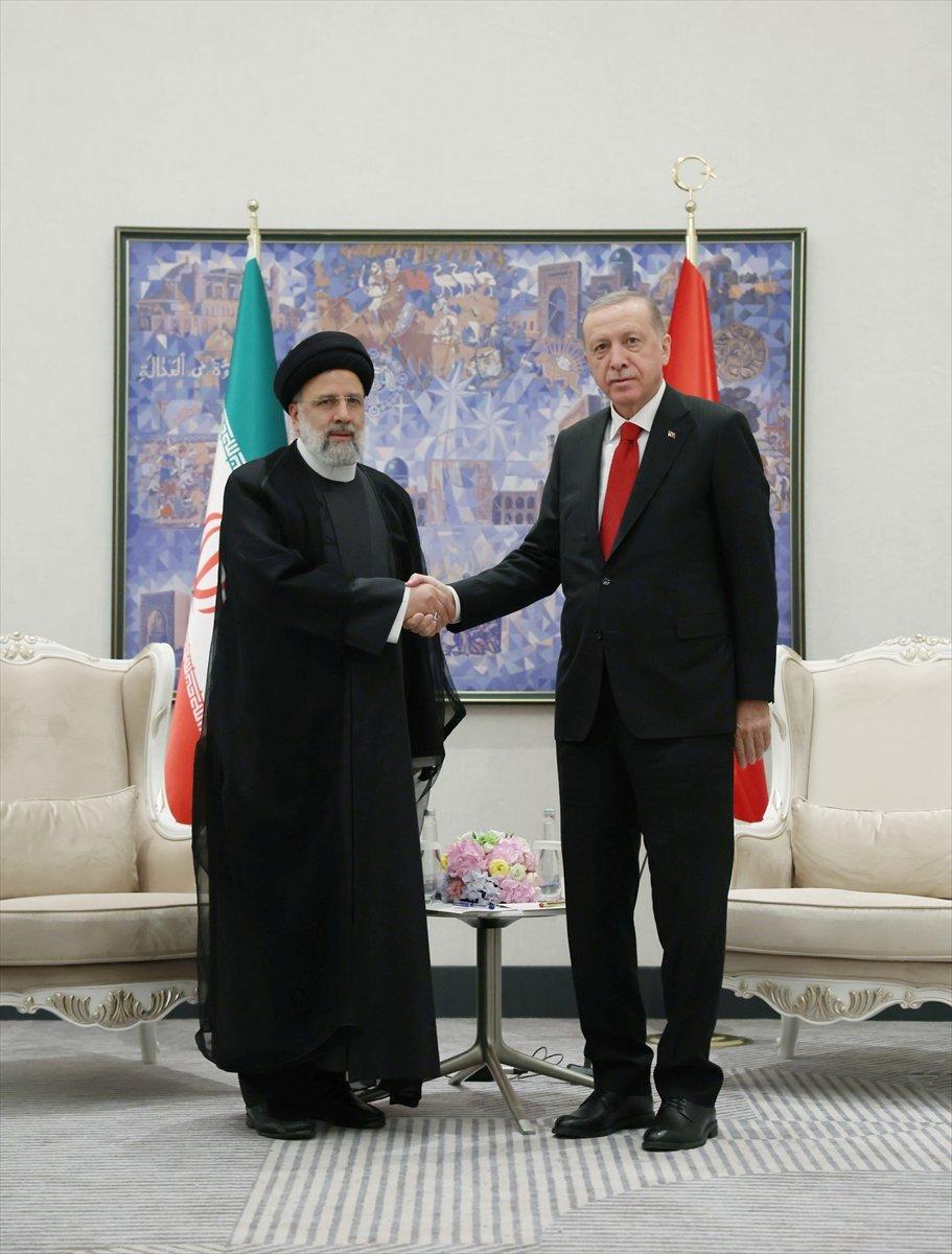 Cumhurbaşkanı Erdoğan, İranlı mevkidaşı Reisi ile görüştü