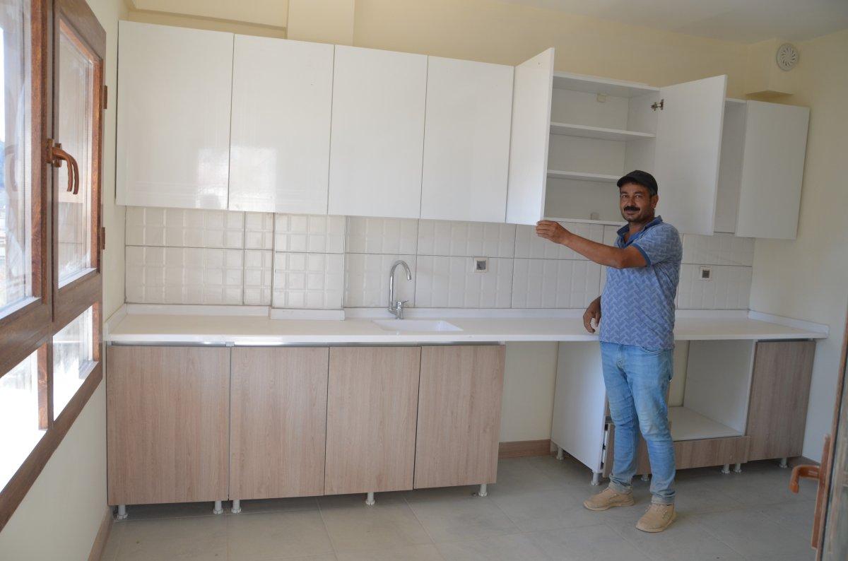 Antalya'da orman yangını sonrası yeni bir köy inşa edildi