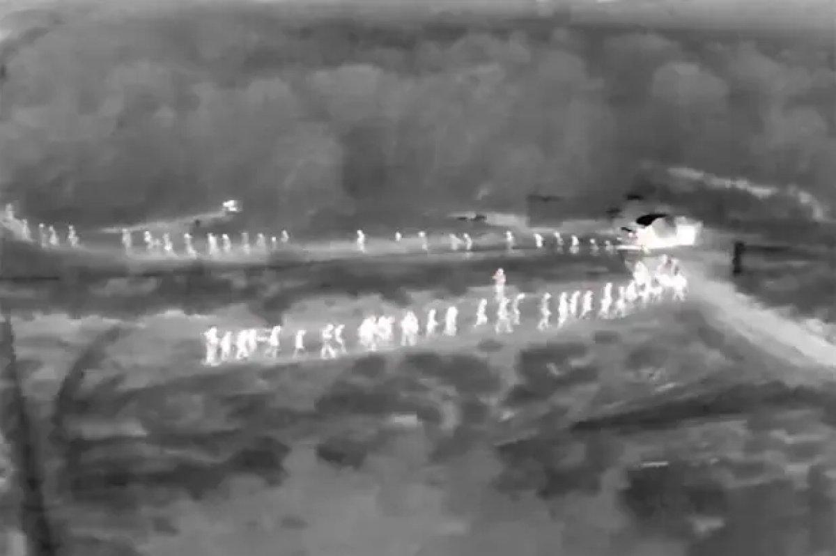 Göçmenlerin ABD yolculuğu kamerada