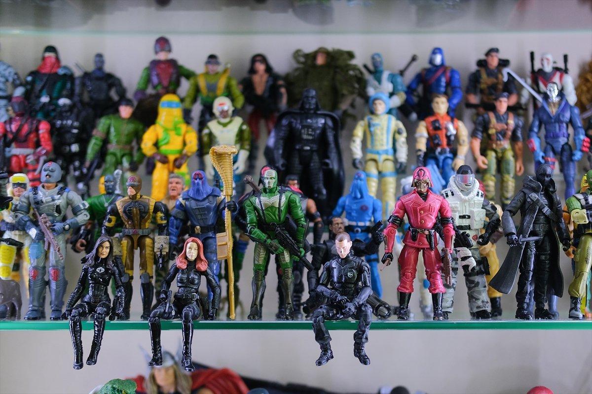 Zabıta memuru, oyuncak tutkusuyla 5 bin parçalık koleksiyon yaptı