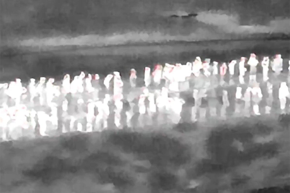 Göçmenlerin ABD yolculuğu kamerada