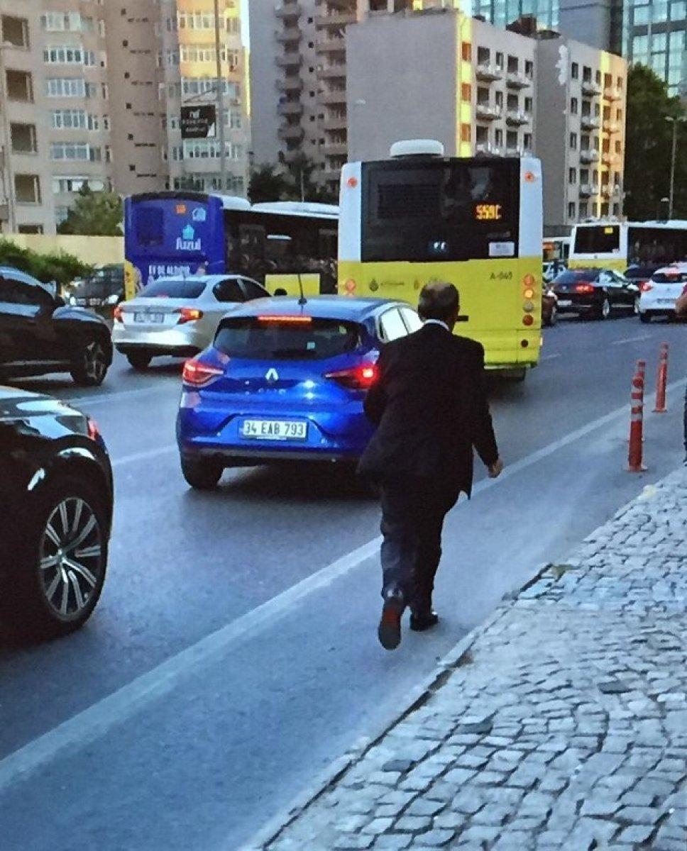 Galatasaray Başkanı Dursun Özbek'in trafikle imtihanı