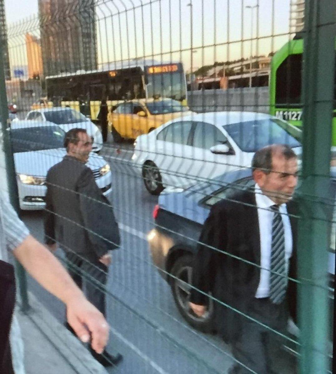 Galatasaray Başkanı Dursun Özbek'in trafikle imtihanı