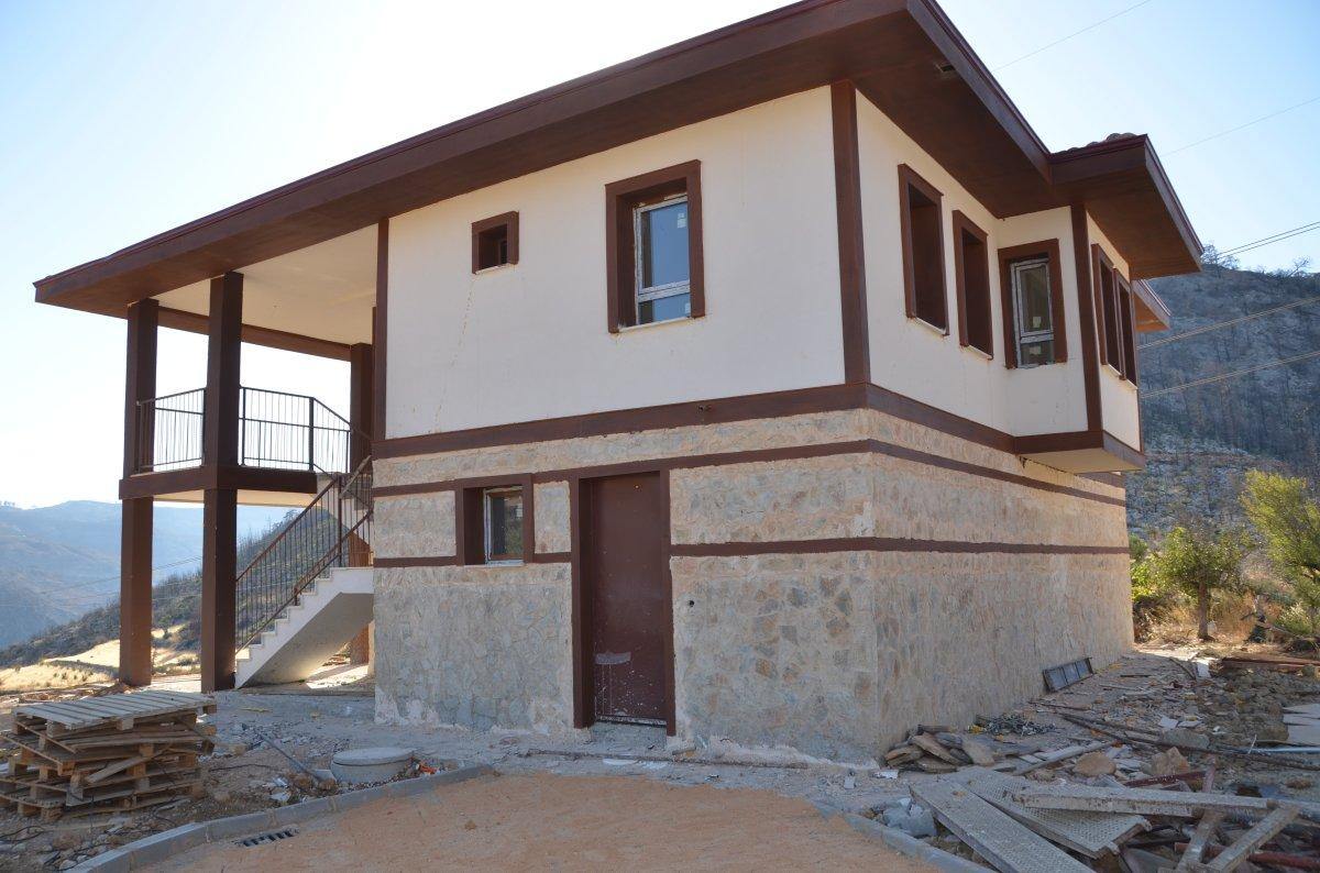 Antalya'da orman yangını sonrası yeni bir köy inşa edildi