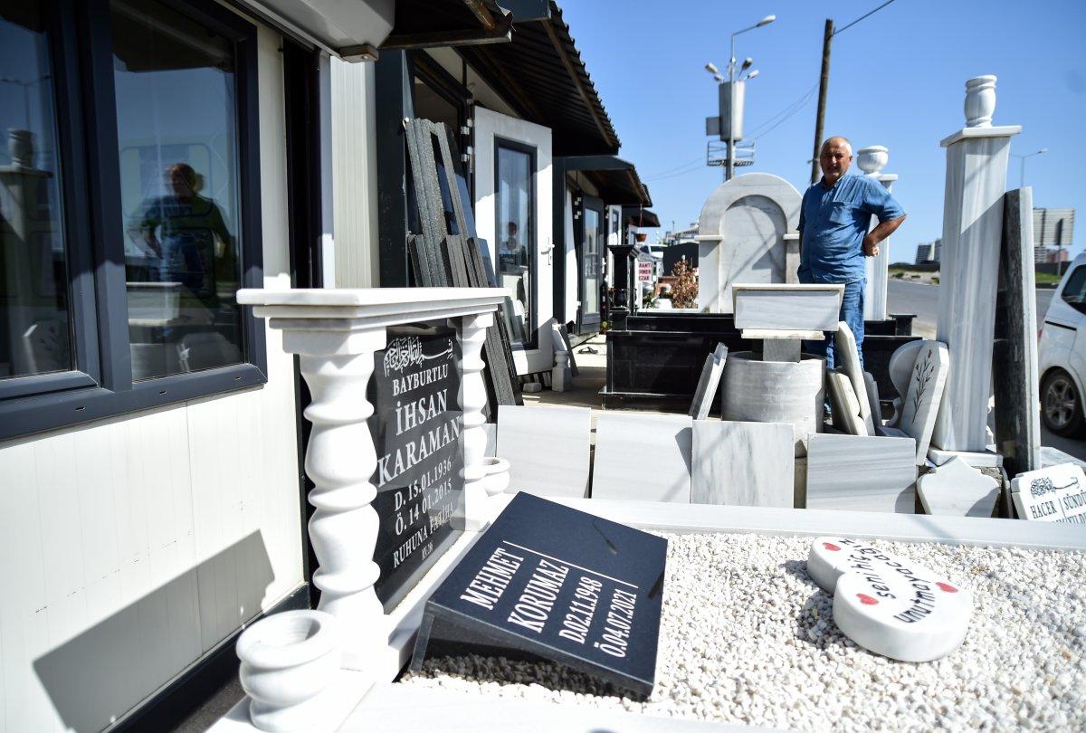 Mezar taşlarının fiyatları son bir yılda iki katına çekti