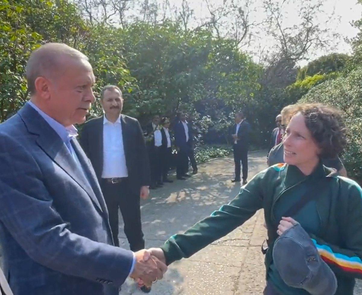 Cumhurbaşkanı Erdoğan New York'ta yürüyüş yaptı