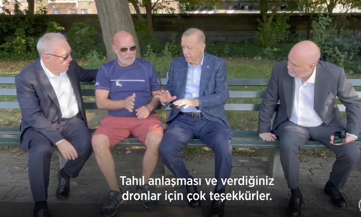 Cumhurbaşkanı Erdoğan'a ABD'de Ukrayna teşekkürü