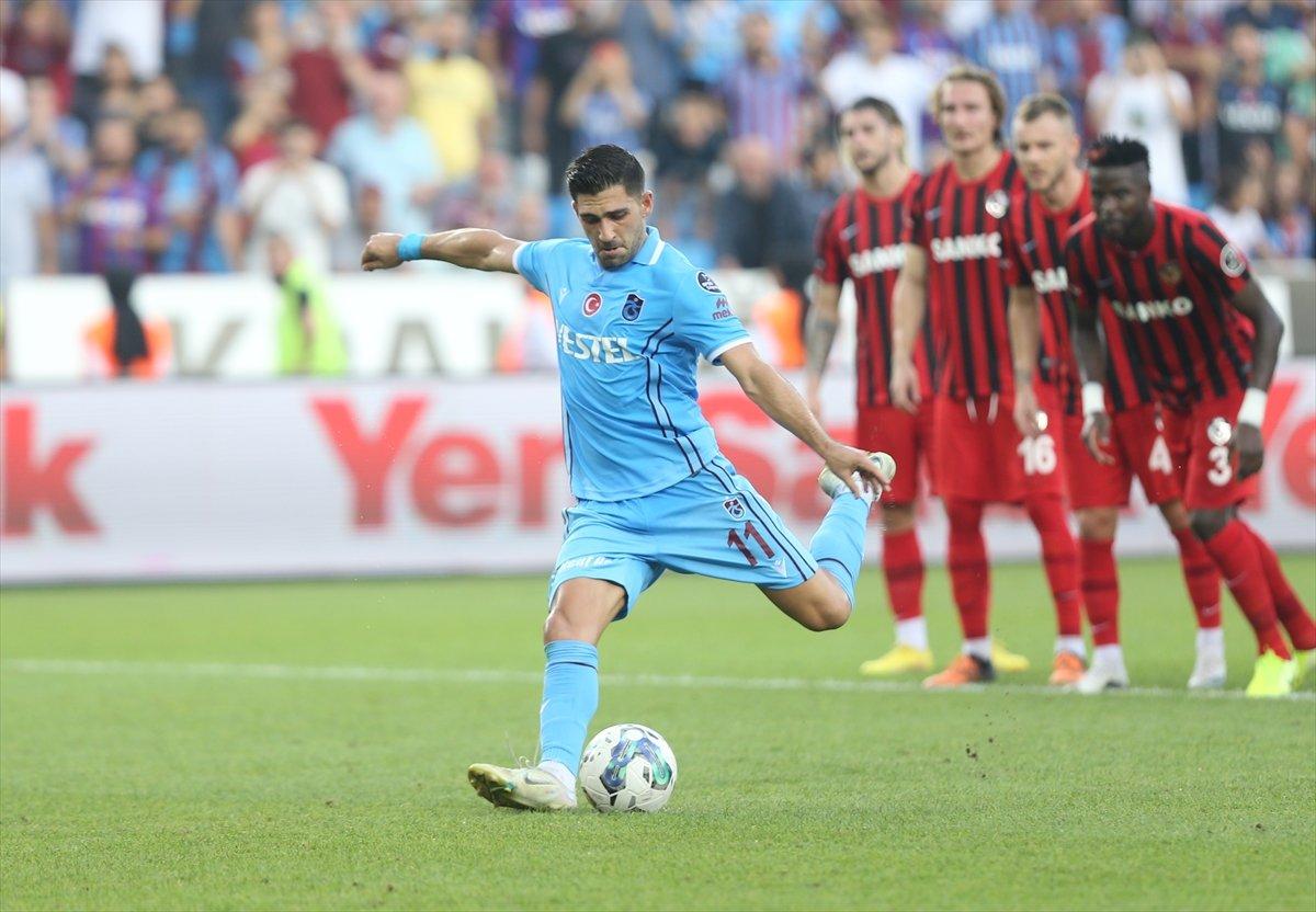 Trabzonspor, Gaziantep FK'yı 3 golle mağlup etti