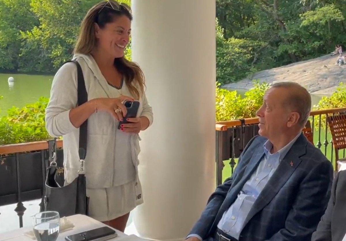 Cumhurbaşkanı Erdoğan New York'ta yürüyüş yaptı