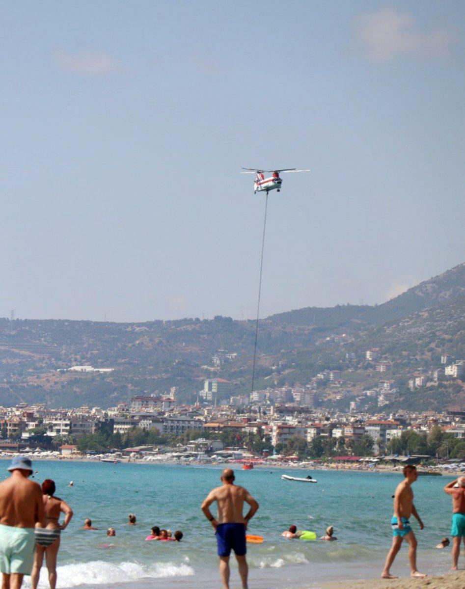Antalya'da orman yangını 3 saatte söndürüldü
