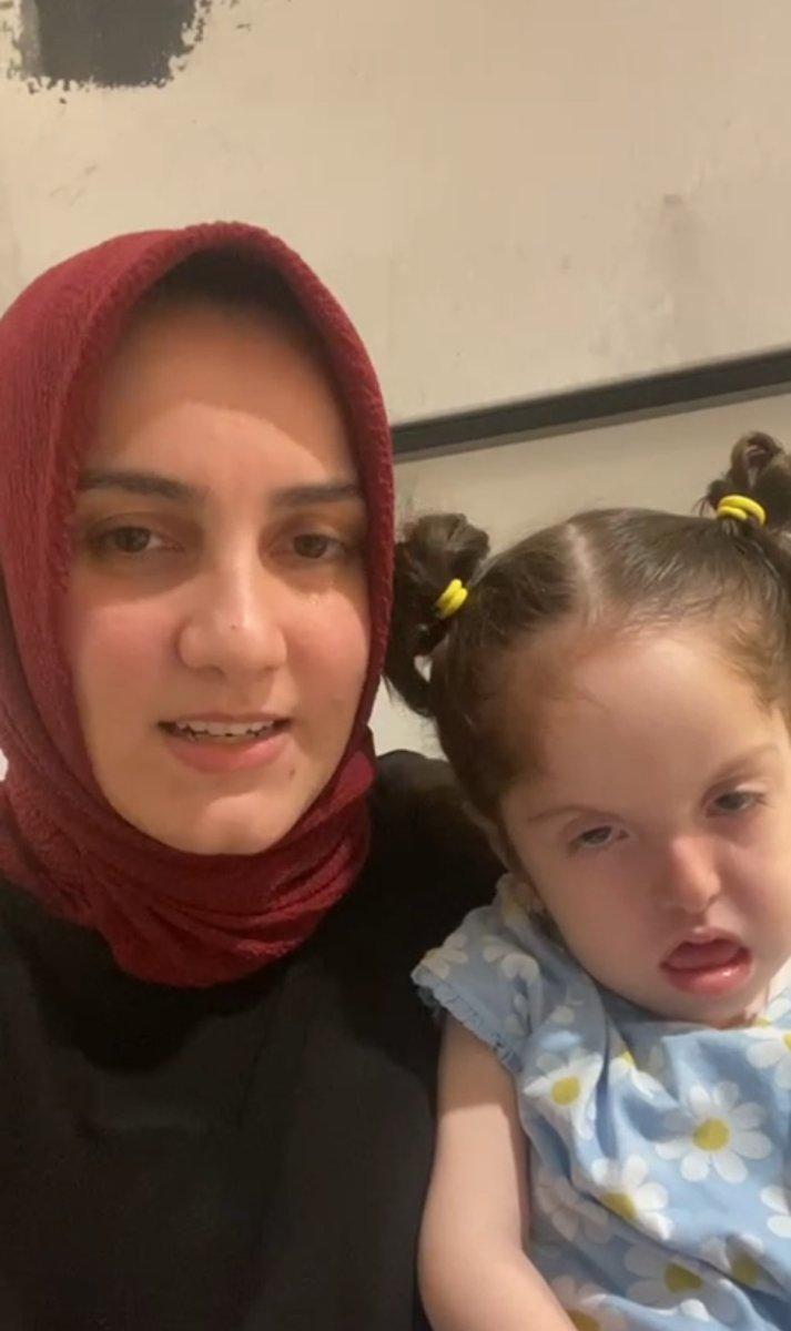 SMA'lı minik Eda'ya, Dubai'de gen tedavisi uygulandı