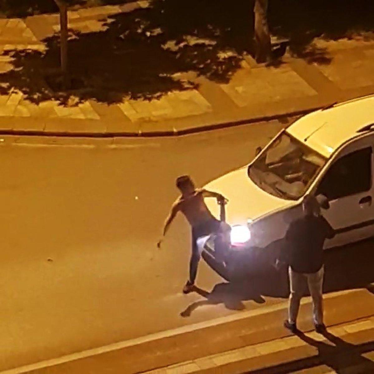 Denizli’de alkollü genç ölümden döndü