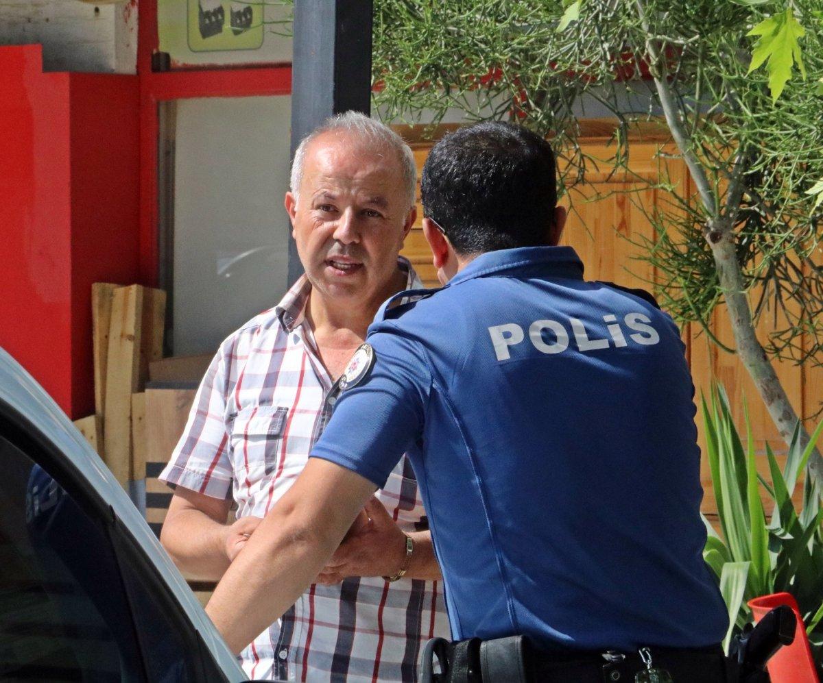 Antalya'da eski eşinin iş yerini yakan kadın böyle görüntülendi