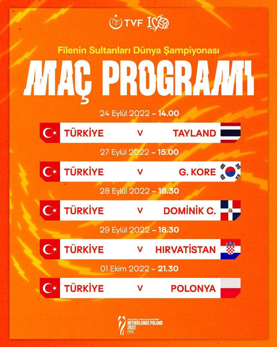 Dünya Kadınlar Voleybol Şampiyonası ne zaman başlıyor? Filenin Sultanları'nın maç programı..