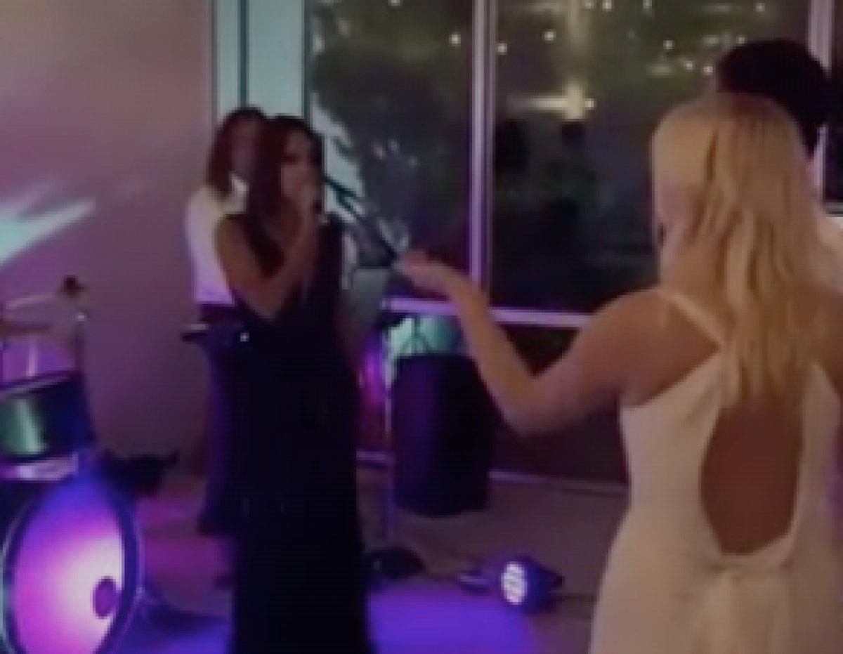 ABD'de aldatılan kadın düğünde intikam aldı