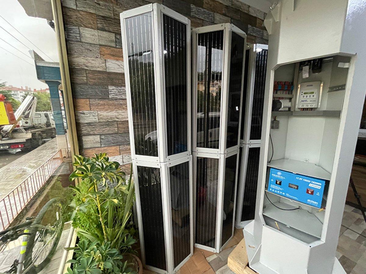 Kastamonu'da sel felaketinden etkilenip güneş enerjisi panelleri üretti