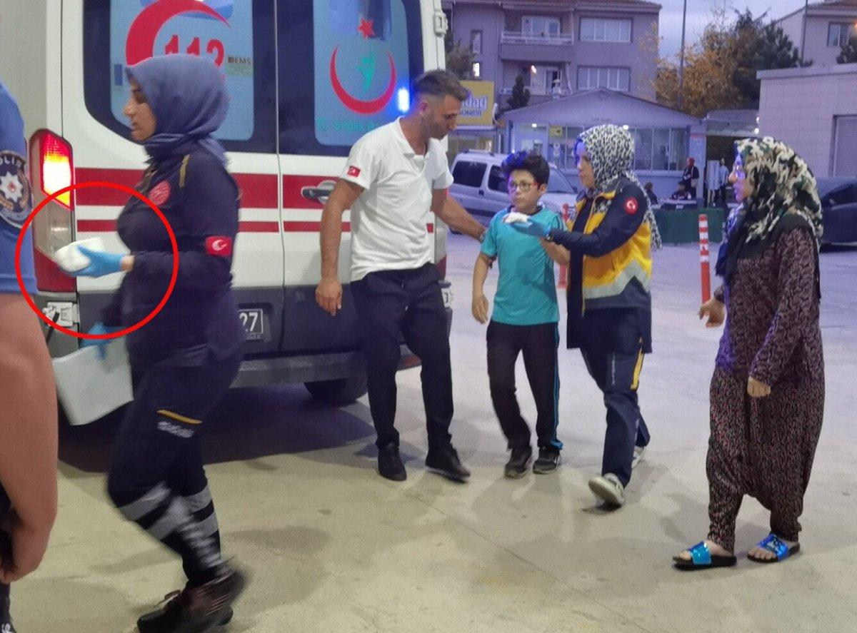 Bursa’da salıncakta sallanırken parmağı koptu