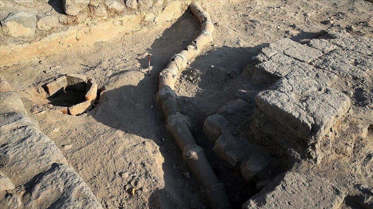 Keykubadiye Sarayı'ndaki 800 yıllık su kanalları