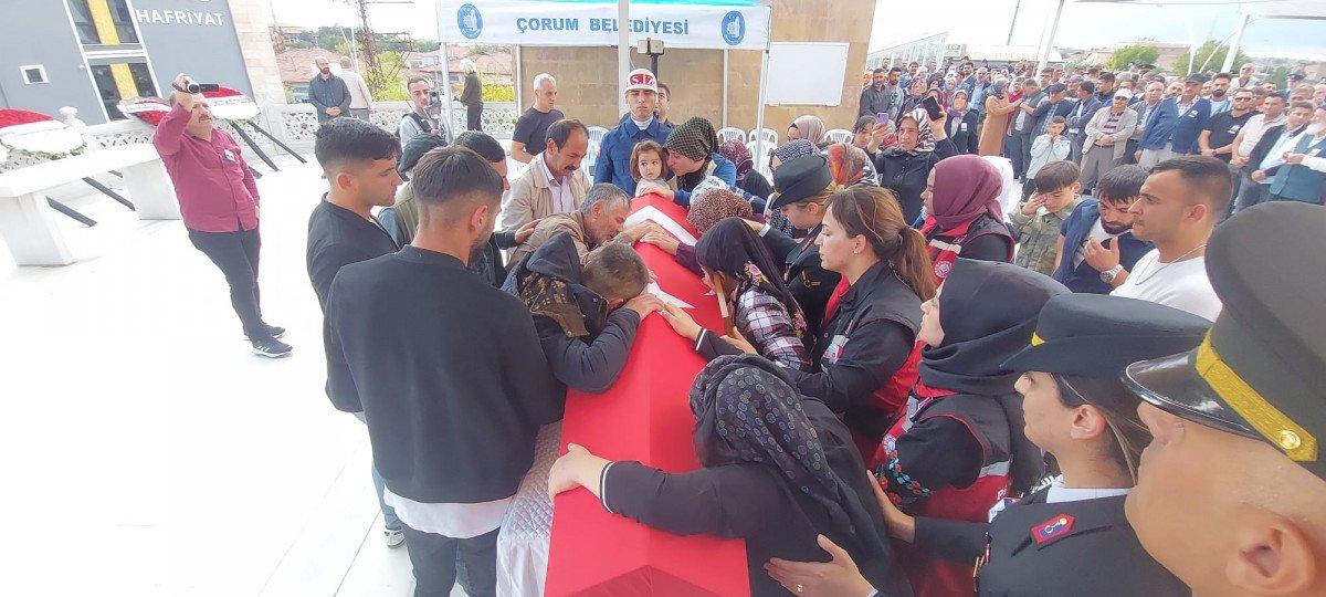 Şehit Muhammed Karaçam, Çorum'da son yolculuğuna uğurlandı