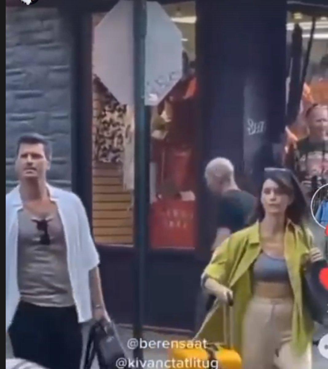 Beren Saat ve Kıvanç Tatlıtuğ, New York sokaklarında geziyor