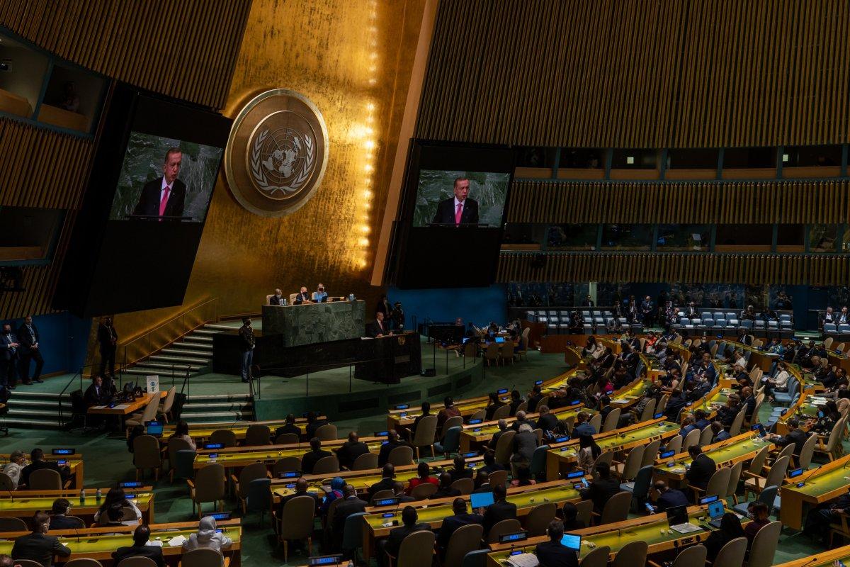 Emmanuel Macron'a, BM'de 'boş salona hitap etti' eleştirisi