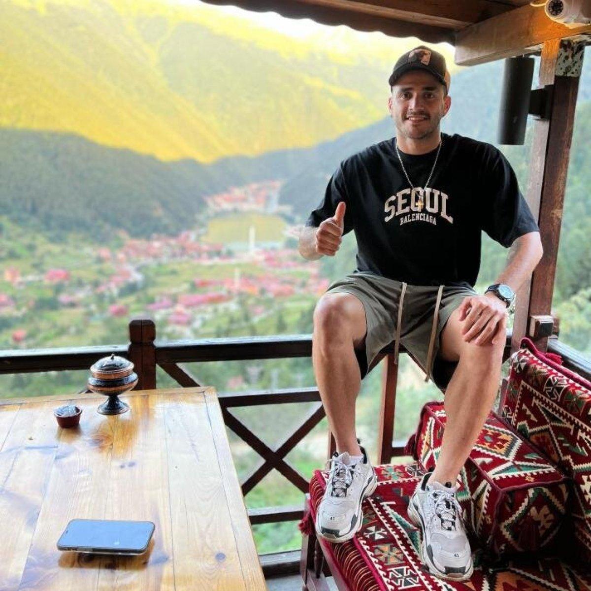 Futbolcuların tatil görüntüleri