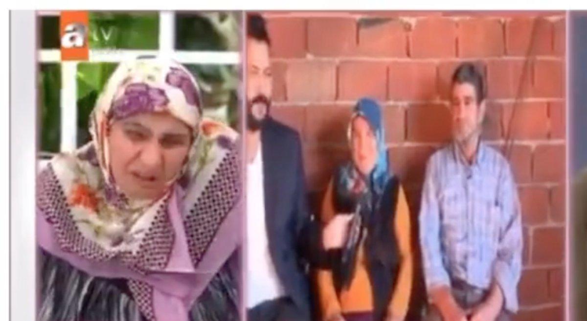 Canlı yayında kayınvalidesini taklit etti
