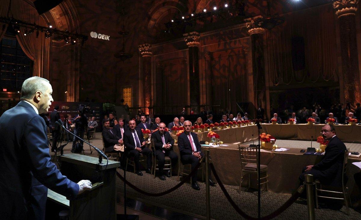 Cumhurbaşkanı Erdoğan, ABD'li iş insanlarıyla buluştu