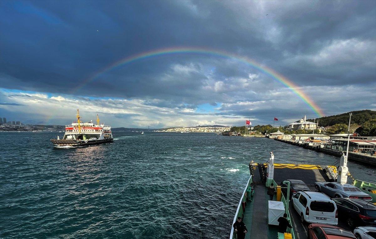 İstanbul'da gökkuşağı