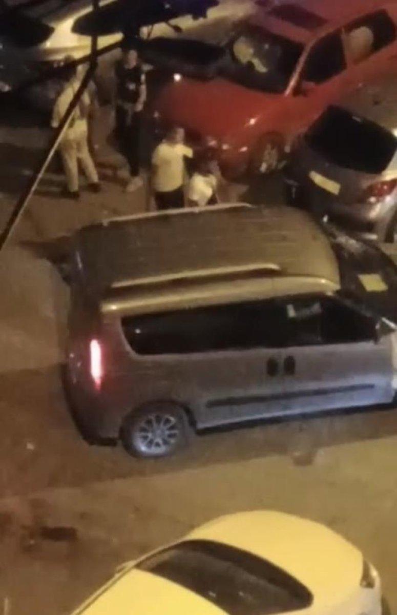 Bursa'da otopark kavgasına mahalleli müdahale etti