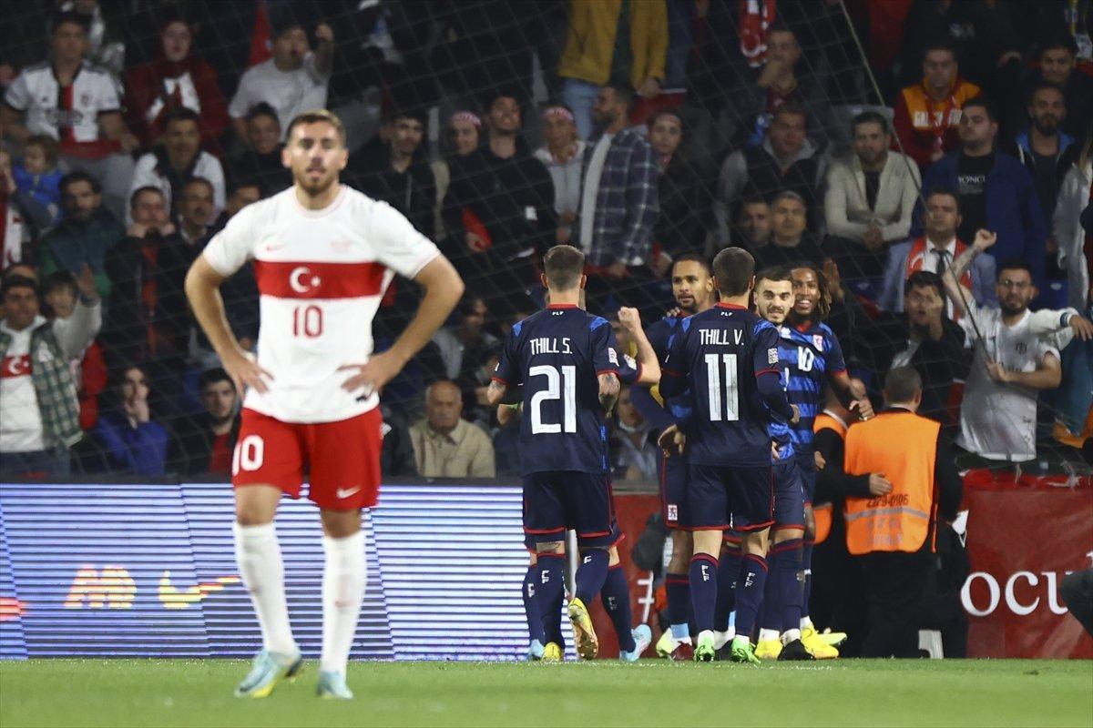 Türkiye, Uluslar Ligi'nde Lüksemburg ile 3-3 berabere kaldı
