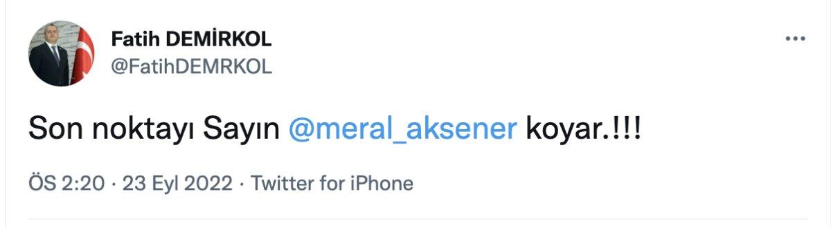 İyi Parti'den adaylık tepkisi: Son noktayı Meral Akşener koyar