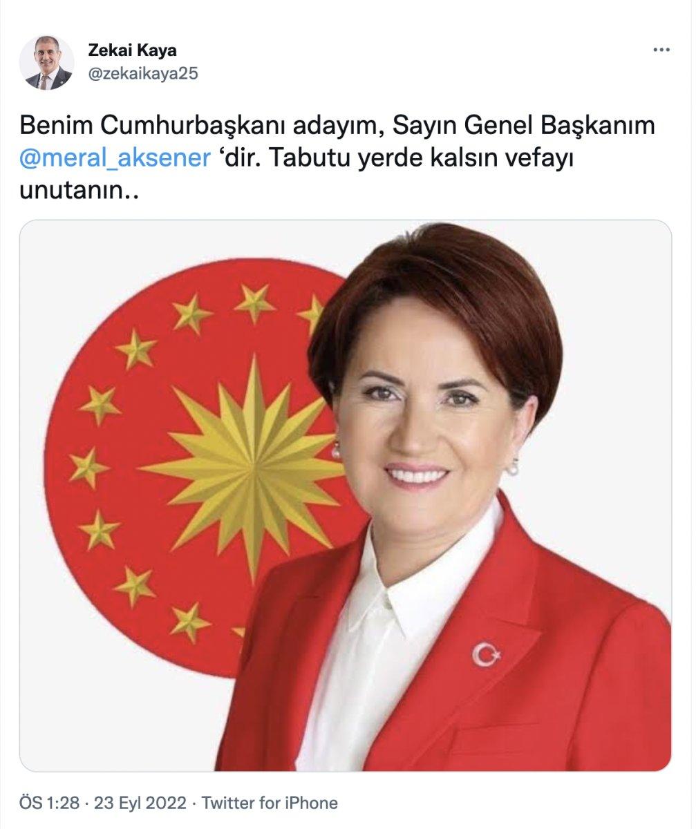 İyi Parti'den adaylık tepkisi: Son noktayı Meral Akşener koyar