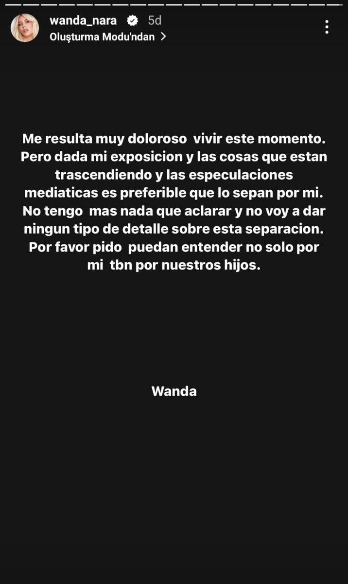 Wanda Nara, eşi Mauro Icardi'den ayrıldı