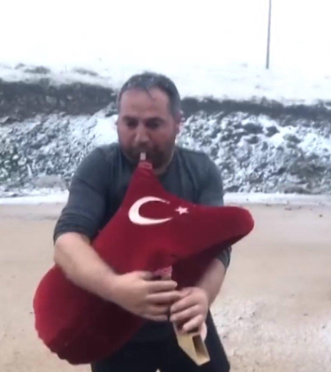 Mevsimin ilk karı yağdı