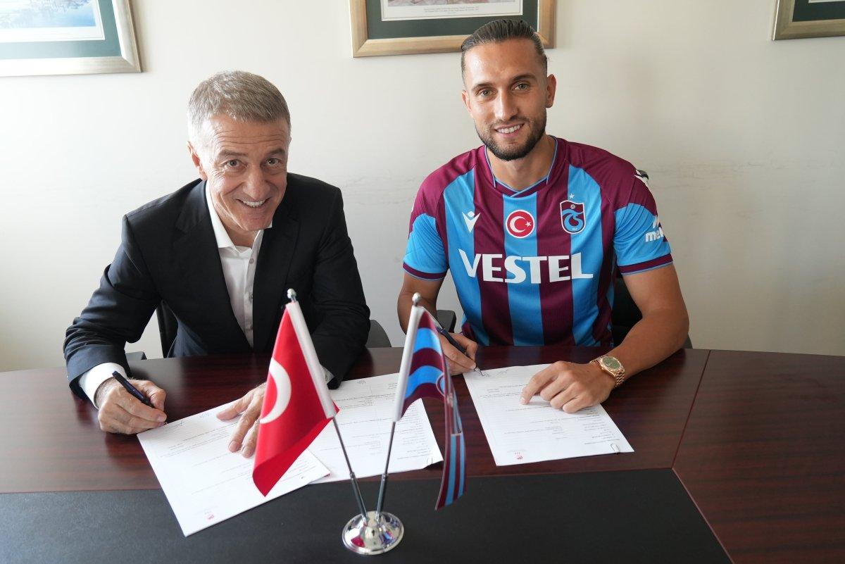 Trabzonspor'da Yusuf Yazıcı sevinci