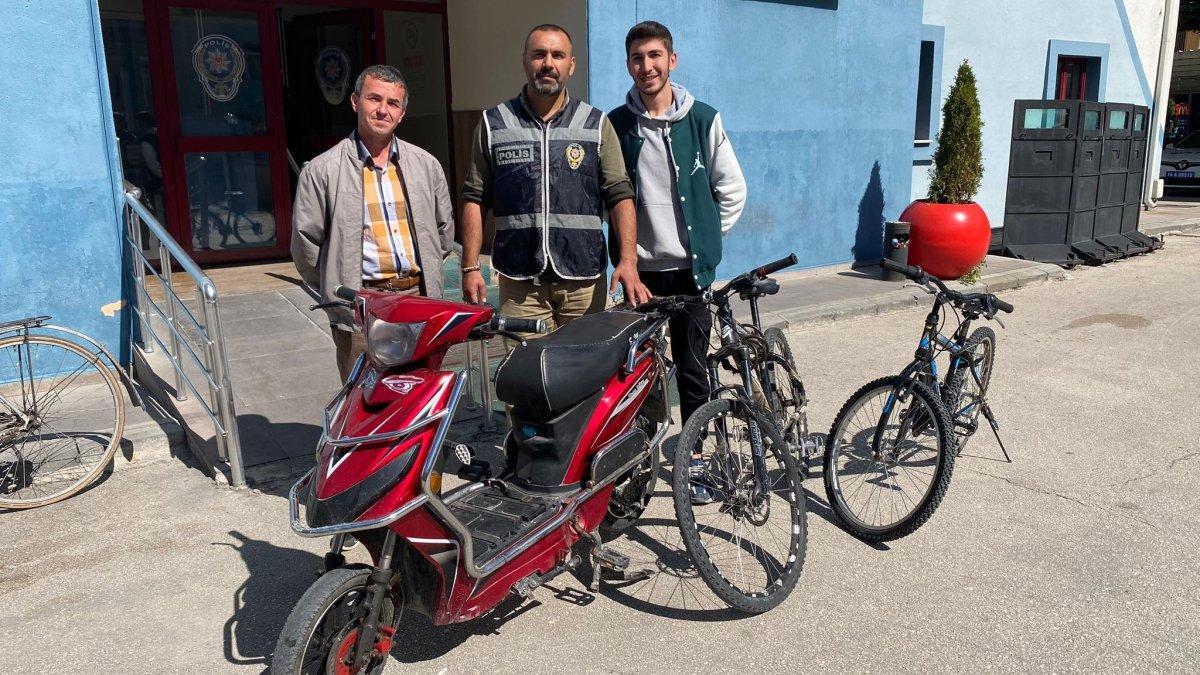 Bolu'da suçüstü yakalanan hırsız adliyeye sevk edildi