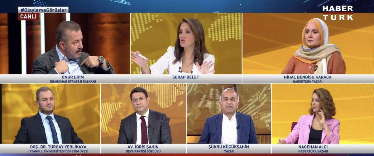 Habertürk'te canlı yayın kavgası