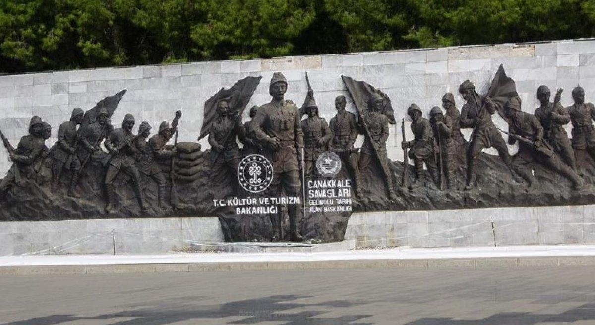 Çanakkale Şehitler Abidesi’nde bulunan rölyef restore ediliyor