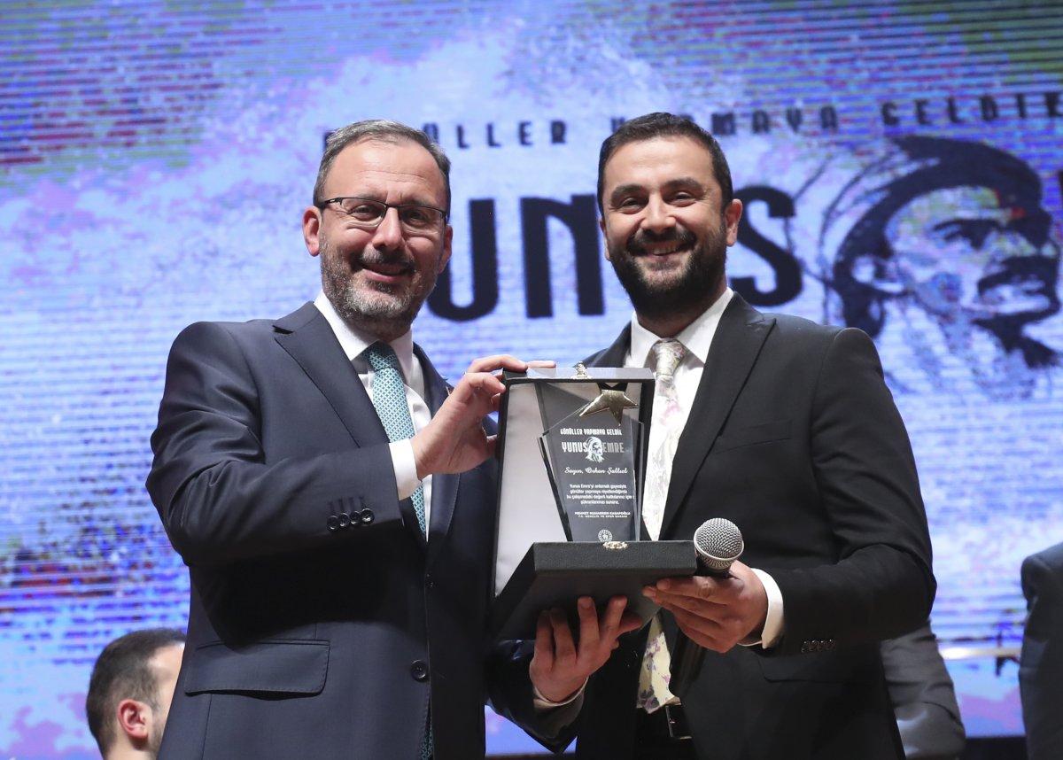 Muharrem Kasapoğlu, Yunus Emre anısına şiir okudu