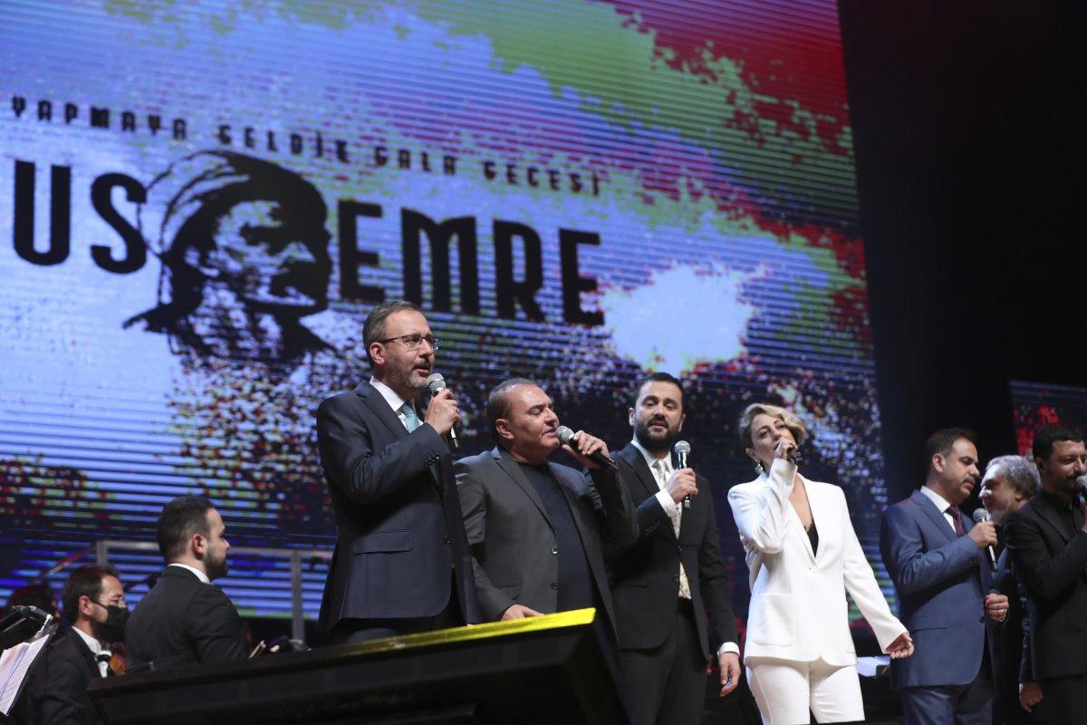 Muharrem Kasapoğlu, Yunus Emre anısına şiir okudu