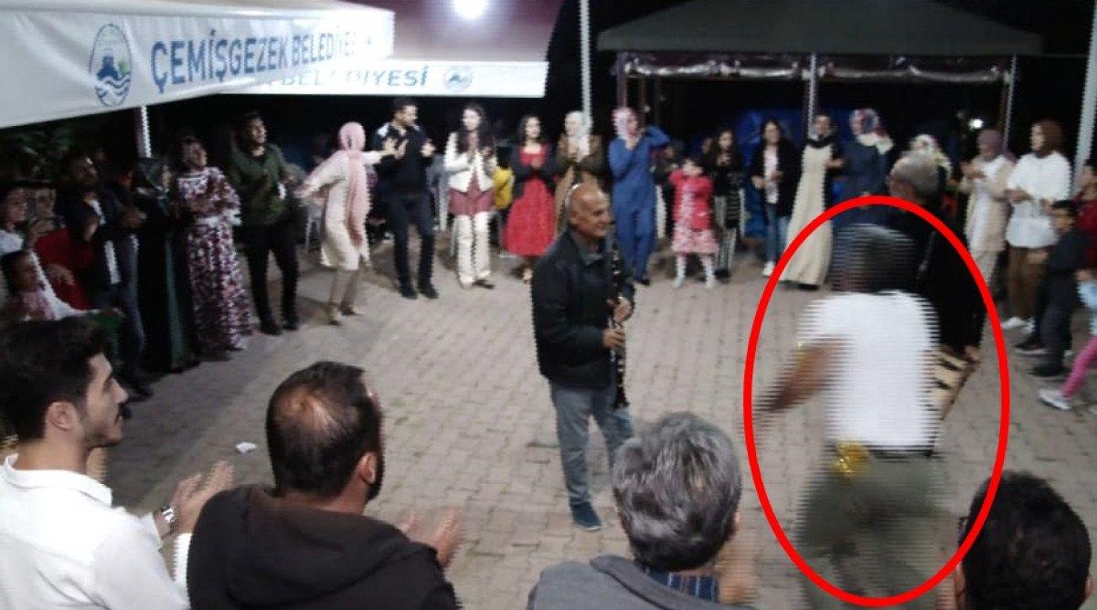 Tunceli’de, halay sırasında çöken tentenin altında kaldı