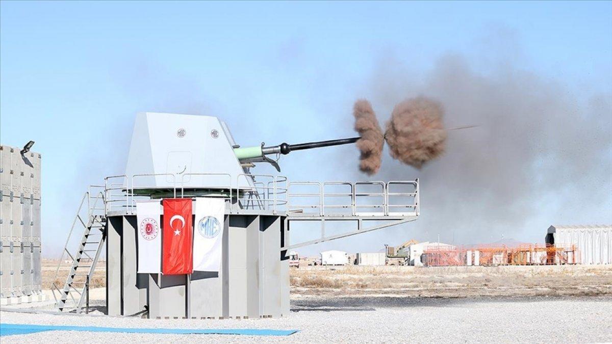 MSB'den dakikada 80 atış yapan Milli Deniz Topu paylaşımı